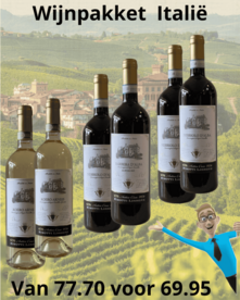 Wijnpakket aanbieding Itali&euml;
